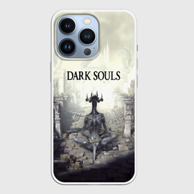 Чехол для iPhone 13 Pro с принтом DARK SOULS в Екатеринбурге,  |  | art | artwork | crown | dark soul | dark souls iii | death | digital art | embers | fanatsy | fire | flames | game | mask | skeletons | воин | минимализм | рыцарь | тёмные души