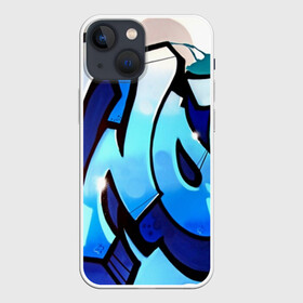 Чехол для iPhone 13 mini с принтом wow graffiti в Екатеринбурге,  |  | Тематика изображения на принте: felipe pantone | grafiti | paint | street art | urban | город | граффити | искусство | кирпичи | краски | рисунки | стена | улицы | уличное искусство