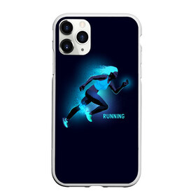 Чехол для iPhone 11 Pro матовый с принтом RUNNING NEON в Екатеринбурге, Силикон |  | girl | neon | running | sport | бег | девушка | неон | неоновый | спорт