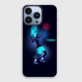 Чехол для iPhone 13 Pro с принтом TENNIS NEON в Екатеринбурге,  |  | neon | sport | tennis | неон | неоновый | спорт | спортсмен | теннис