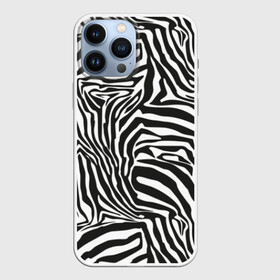 Чехол для iPhone 13 Pro Max с принтом Полосы зебры в Екатеринбурге,  |  | abstraction | african | animal | black and white | camouflage | disguise | skin | stripes | zebra | абстракция | африканская | животное | зебры | камуфляж | маскировка | полосы | черно белый
