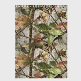 Скетчбук с принтом Камуфляж в Екатеринбурге, 100% бумага
 | 48 листов, плотность листов — 100 г/м2, плотность картонной обложки — 250 г/м2. Листы скреплены сверху удобной пружинной спиралью | army | autumn | branches | camouflage | disguise | fishing | forest | green | khaki | leaves | nature | oak | photo | армия | ветки | дуб | зеленый | камуфляж | лес | листья | маскировка | осень | охота | природа | рыбалка | фото | хаки