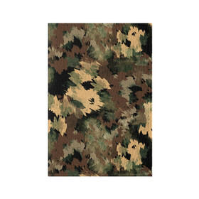 Обложка для паспорта матовая кожа с принтом Камуфляж в Екатеринбурге, натуральная матовая кожа | размер 19,3 х 13,7 см; прозрачные пластиковые крепления | abstraction | army | autumn | brown | camouflage | disguise | fishing | green | khaki | nature | spots | абстракция | армия | зеленый | камуфляж | коричневый | маскировка | осень | охота | природа | пятна | рыбалка | хаки