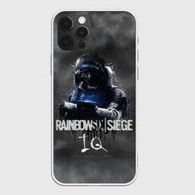 Чехол для iPhone 12 Pro Max с принтом IQ Rainbow Six в Екатеринбурге, Силикон |  | Тематика изображения на принте: gameplay | mozzie | pvp | r6 | r6s | siege | герой | дым | огонь | осада | пламя | радуга | снайпер | сражения | туман | шутер