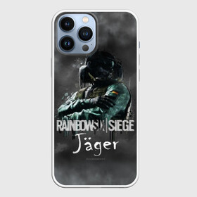 Чехол для iPhone 13 Pro Max с принтом Jager : Rainbow Six в Екатеринбурге,  |  | Тематика изображения на принте: gameplay | mozzie | pvp | r6 | r6s | siege | герой | дым | огонь | осада | пламя | радуга | снайпер | сражения | туман | шутер