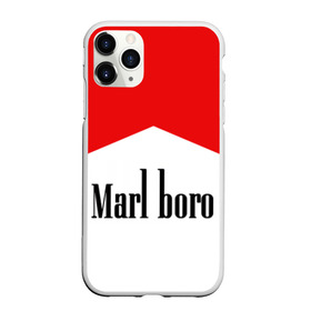 Чехол для iPhone 11 Pro матовый с принтом Мальборо в Екатеринбурге, Силикон |  | marlboro | мальборо | мода
