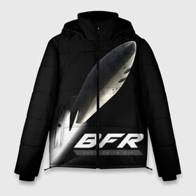Мужская зимняя куртка 3D с принтом BFR (Big Falcon Rocket) в Екатеринбурге, верх — 100% полиэстер; подкладка — 100% полиэстер; утеплитель — 100% полиэстер | длина ниже бедра, свободный силуэт Оверсайз. Есть воротник-стойка, отстегивающийся капюшон и ветрозащитная планка. 

Боковые карманы с листочкой на кнопках и внутренний карман на молнии. | bfr | big falcon rocket | elon musk | falcon 9 | falcon heavy | spacex | илон маск | космический корабль | космос | ракета