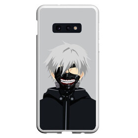 Чехол для Samsung S10E с принтом Kaneki Ken в Екатеринбурге, Силикон | Область печати: задняя сторона чехла, без боковых панелей | Тематика изображения на принте: ghoul | kaneki | ken | tokyo | гуль | канеки | кен | токийский