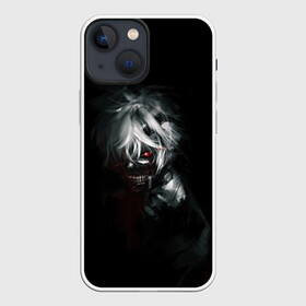 Чехол для iPhone 13 mini с принтом Kaneki Ken выглядывает из темноты в Екатеринбурге,  |  | ghoul | kaneki | ken | tokyo | гуль | канеки | кен | токийский