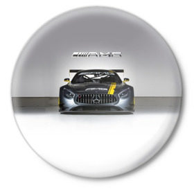 Значок с принтом AMG Motorsport в Екатеринбурге,  металл | круглая форма, металлическая застежка в виде булавки | Тематика изображения на принте: amg | car | mercedes benz | mersedes | motorsport | power | race | автомобиль | автоспорт | гонка | мерседес | мощь