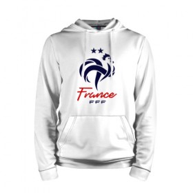 Мужская толстовка хлопок с принтом Сборная Франции в Екатеринбурге, френч-терри, мягкий теплый начес внутри (100% хлопок) | карман-кенгуру, эластичные манжеты и нижняя кромка, капюшон с подкладом и шнурком | fff | france | les bleus | les tricolores | сборная франции | сборная франции по футболу | форма | франузская | франузская сборная | франция | французы