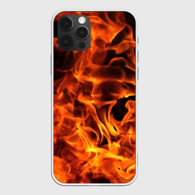 Чехол для iPhone 12 Pro Max с принтом огонь в Екатеринбурге, Силикон |  | Тематика изображения на принте: fire | flame | in fire | smoke | в огне | дым | огненный | огонь | текстуры