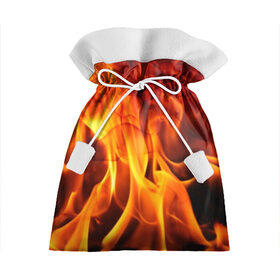 Подарочный 3D мешок с принтом Огонь и дым в Екатеринбурге, 100% полиэстер | Размер: 29*39 см | fire | flame | in fire | smoke | в огне | дым | огненный | огонь | текстуры