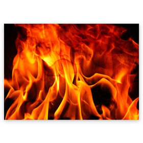 Поздравительная открытка с принтом Огонь и дым в Екатеринбурге, 100% бумага | плотность бумаги 280 г/м2, матовая, на обратной стороне линовка и место для марки
 | Тематика изображения на принте: fire | flame | in fire | smoke | в огне | дым | огненный | огонь | текстуры