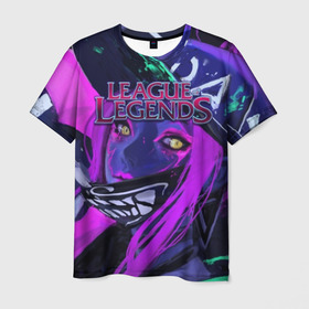 Мужская футболка 3D с принтом League of Legends в Екатеринбурге, 100% полиэфир | прямой крой, круглый вырез горловины, длина до линии бедер | league of legends | lol | moba | воин | легенд | лига | маг | поддержка | стратегия | стрелок | танк | чемпион