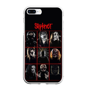 Чехол для iPhone 7Plus/8 Plus матовый с принтом Slipknot-Alltogether в Екатеринбурге, Силикон | Область печати: задняя сторона чехла, без боковых панелей | band | group | metal | rock | slipknot | группа | метал | рок | слипнот