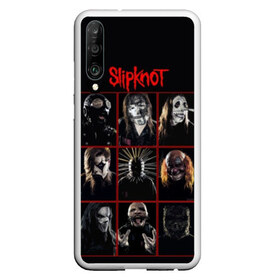 Чехол для Honor P30 с принтом Slipknot-Alltogether в Екатеринбурге, Силикон | Область печати: задняя сторона чехла, без боковых панелей | band | group | metal | rock | slipknot | группа | метал | рок | слипнот