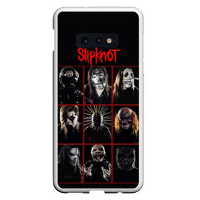 Чехол для Samsung S10E с принтом Slipknot-Alltogether в Екатеринбурге, Силикон | Область печати: задняя сторона чехла, без боковых панелей | band | group | metal | rock | slipknot | группа | метал | рок | слипнот