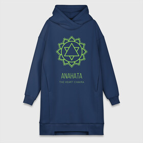 Платье-худи хлопок с принтом Анахата в Екатеринбурге,  |  | anahata | chakra | yoga | йога | чакра | чакры