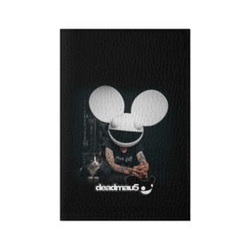 Обложка для паспорта матовая кожа с принтом Deadmau5 в Екатеринбурге, натуральная матовая кожа | размер 19,3 х 13,7 см; прозрачные пластиковые крепления | dead | deadmau5 | dj | electro | house | joel | mouse | progressive | thomas | zimmerman | дедмаус | джоэль | диджей | мёртвая | мышь | прогрессив | томас | хаус | циммерман | электро