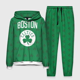 Мужской костюм 3D (с толстовкой) с принтом Boston Celtics в Екатеринбурге,  |  | Тематика изображения на принте: boston | boston celtics | celtics | бостон | бостон селтикс