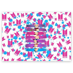 Поздравительная открытка с принтом Bts Lover Yourself в Екатеринбурге, 100% бумага | плотность бумаги 280 г/м2, матовая, на обратной стороне линовка и место для марки
 | Тематика изображения на принте: bangtan | boy | j hope | jimin | jin | jungkook | korea | luv | rm | suga | v | with | бтс | кей | поп