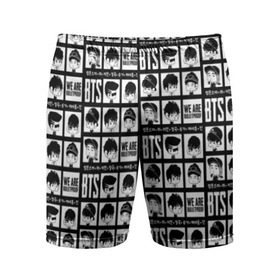 Мужские шорты 3D спортивные с принтом BTS Pop art в Екатеринбурге,  |  | bangtan | boy | j hope | jimin | jin | jungkook | korea | luv | rm | suga | v | with | бтс | кей | поп