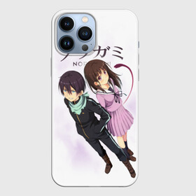 Чехол для iPhone 13 Pro Max с принтом Хиёри Ики и Ябоку. Noragami в Екатеринбурге,  |  | anime | noragami | аниме | бездомный бог | манга | норагами | хиёри ики | ято