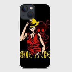 Чехол для iPhone 13 mini с принтом One Piece мое почтение в Екатеринбурге,  |  | monkey d. luffy | one piece | tony tony chopper | аниме | большой куш | ван пис | ванпис | манга | манки д. луффи | пираты | пираты соломенной шляпы | тони тони чоппер