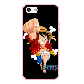 Чехол для iPhone 5/5S матовый с принтом One Piece в Екатеринбурге, Силикон | Область печати: задняя сторона чехла, без боковых панелей | Тематика изображения на принте: monkey d. luffy | one piece | tony tony chopper | аниме | большой куш | ван пис | ванпис | манга | манки д. луффи | пираты | пираты соломенной шляпы | тони тони чоппер