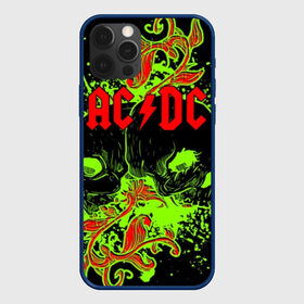 Чехол для iPhone 12 Pro с принтом AC/DC  в Екатеринбурге, силикон | область печати: задняя сторона чехла, без боковых панелей | ac dc | acdc | back in black | columbia | epic | force | guitar | pop | rock | vevo | ангус | блюз | рок | хард | янг