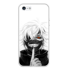 Чехол для iPhone 5/5S матовый с принтом Kaneki Ken в Екатеринбурге, Силикон | Область печати: задняя сторона чехла, без боковых панелей | anteiku | ghoul | kaneki | ken | tokyo | антейку | гуль | канеки | кен | токийский