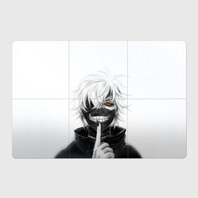 Магнитный плакат 3Х2 с принтом Kaneki Ken в Екатеринбурге, Полимерный материал с магнитным слоем | 6 деталей размером 9*9 см | anteiku | ghoul | kaneki | ken | tokyo | антейку | гуль | канеки | кен | токийский