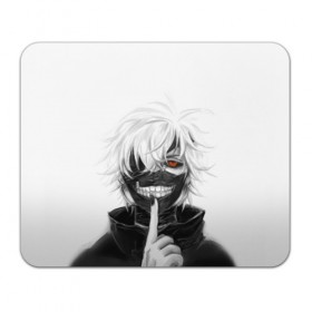 Коврик для мышки прямоугольный с принтом Kaneki Ken в Екатеринбурге, натуральный каучук | размер 230 х 185 мм; запечатка лицевой стороны | anteiku | ghoul | kaneki | ken | tokyo | антейку | гуль | канеки | кен | токийский