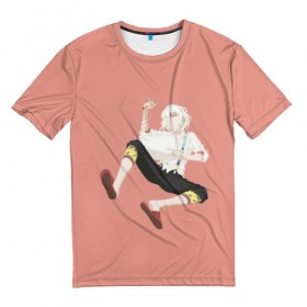 Мужская футболка 3D с принтом Juuzou Suzuya в Екатеринбурге, 100% полиэфир | прямой крой, круглый вырез горловины, длина до линии бедер | ccg | ghoul | jason | juuzou | rei | suzuya | tokyo | гуль | джейсон | джузо | рей | рэй | сузуя | токийский