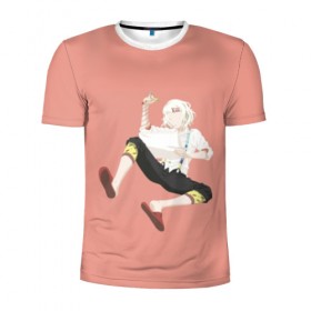 Мужская футболка 3D спортивная с принтом Juuzou Suzuya в Екатеринбурге, 100% полиэстер с улучшенными характеристиками | приталенный силуэт, круглая горловина, широкие плечи, сужается к линии бедра | ccg | ghoul | jason | juuzou | rei | suzuya | tokyo | гуль | джейсон | джузо | рей | рэй | сузуя | токийский