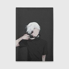 Обложка для автодокументов с принтом Kaneki Ken в Екатеринбурге, натуральная кожа |  размер 19,9*13 см; внутри 4 больших “конверта” для документов и один маленький отдел — туда идеально встанут права | anteiku | ghoul | kaneki | ken | tokyo | антейку | гуль | канеки | кен | токийский