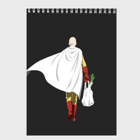 Скетчбук с принтом Saitama в Екатеринбурге, 100% бумага
 | 48 листов, плотность листов — 100 г/м2, плотность картонной обложки — 250 г/м2. Листы скреплены сверху удобной пружинной спиралью | hero | man | one | one punch | punch | punch man | saitama | super | superhero | ванпанчмен | герой | сайтама | супер | супергерой