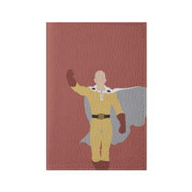Обложка для паспорта матовая кожа с принтом Saitama в Екатеринбурге, натуральная матовая кожа | размер 19,3 х 13,7 см; прозрачные пластиковые крепления | hero | man | one | one punch | punch | punch man | saitama | super | superhero | ванпанчмен | герой | сайтама | супер | супергерой