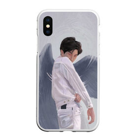 Чехол для iPhone XS Max матовый с принтом BTS Angel в Екатеринбурге, Силикон | Область печати: задняя сторона чехла, без боковых панелей | bts | jimin | jin | jungkook | k pop | kim taehyung | korean | suga | бтс | джонгук | ким сокчин | ким тэ хён | корейский поп | корея | мин юнги | пак | суга | чимин | чон