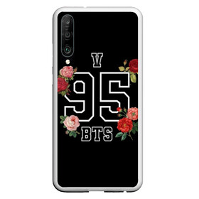 Чехол для Honor P30 с принтом V 95 BTS в Екатеринбурге, Силикон | Область печати: задняя сторона чехла, без боковых панелей | Тематика изображения на принте: bangtan | bighit | boy | fake love | j hope | jimin | jin | jungkook | korea | kpop | live | luv | mic drop | rm | suga | v | with | бтс | кей | поп