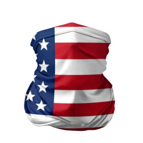 Бандана-труба 3D с принтом USA в Екатеринбурге, 100% полиэстер, ткань с особыми свойствами — Activecool | плотность 150‒180 г/м2; хорошо тянется, но сохраняет форму | usa | абстракция | америка | американский | герб | звезды | краска | символика сша | страны | сша | флаг | штаты