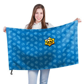 Флаг 3D с принтом Brawl Star в Екатеринбурге, 100% полиэстер | плотность ткани — 95 г/м2, размер — 67 х 109 см. Принт наносится с одной стороны | brawl stars | jessie | leon | spike | бравл старс | джесси | леон | спайк
