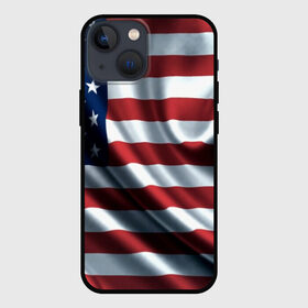 Чехол для iPhone 13 mini с принтом Символика Америки в Екатеринбурге,  |  | usa | абстракция | америка | американский | герб | звезды | краска | символика сша | страны | сша | флаг | штаты