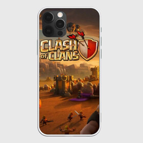 Чехол для iPhone 12 Pro Max с принтом Clash of Clans в Екатеринбурге, Силикон |  | Тематика изображения на принте: base | clan wars | coc | hall | hog rider | royale | town | trap | база | гоблин | золото | клеш оф кленс | кок | крепость | кристаллы | трофей | эликсир