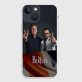 Чехол для iPhone 13 mini с принтом The Beatles в Екатеринбурге,  |  | england | flag | group | music | rock | the beatles | битлз | группа | музыка
