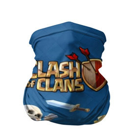 Бандана-труба 3D с принтом Clash of Clans в Екатеринбурге, 100% полиэстер, ткань с особыми свойствами — Activecool | плотность 150‒180 г/м2; хорошо тянется, но сохраняет форму | Тематика изображения на принте: base | clan wars | coc | hall | hog rider | royale | town | trap | база | гоблин | золото | клеш оф кленс | кок | крепость | кристаллы | трофей | эликсир