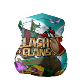 Бандана-труба 3D с принтом Clash of Clans в Екатеринбурге, 100% полиэстер, ткань с особыми свойствами — Activecool | плотность 150‒180 г/м2; хорошо тянется, но сохраняет форму | base | clan wars | coc | hall | hog rider | royale | town | trap | база | гоблин | золото | клеш оф кленс | кок | крепость | кристаллы | трофей | эликсир