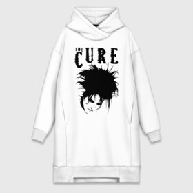 Платье-худи хлопок с принтом The Cure в Екатеринбурге,  |  | cure | robert james smith | the cure | готик рок | группы | музыка | постпанк | роберт смит | рок