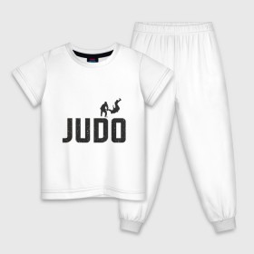 Детская пижама хлопок с принтом Дзюдо в Екатеринбурге, 100% хлопок |  брюки и футболка прямого кроя, без карманов, на брюках мягкая резинка на поясе и по низу штанин
 | Тематика изображения на принте: box | boxing | bruce lee | champion | dragon | fight | fighter | judo | muay thai | team | tiger | ufc | али | бое | боевые | бой | бокс | боксер | борьба | брюс ли | воин | дзюдо | дракон | единоборства | искусство | карате | контакт | кулак | лев